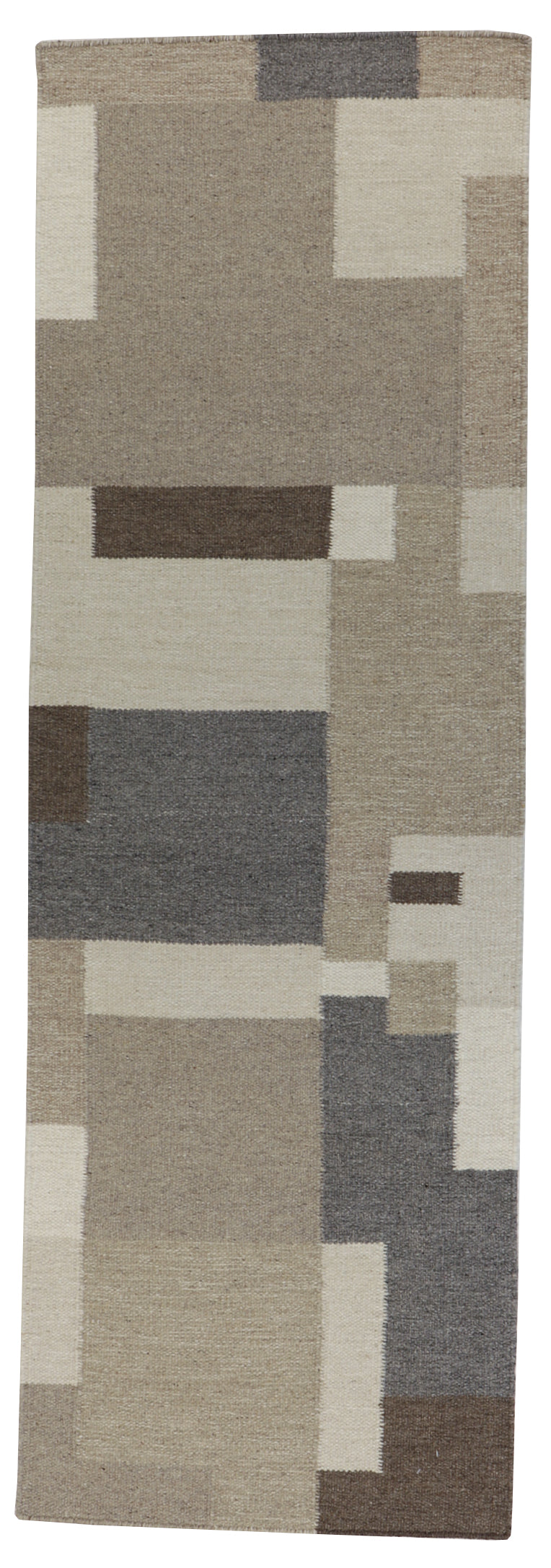 Runner - Kilim Modern Fine Wool All Over Rectangle - Hand Knotted Rug