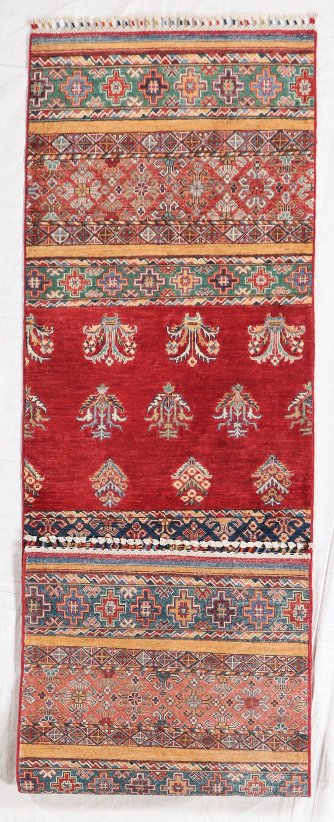 Runner - Baluch Fine All Over Rectangle - Hand Knotted Rug