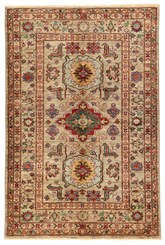 3x5 - Hamadan Fine/Wool Geometric Rectangle - Hand Knotted Rug