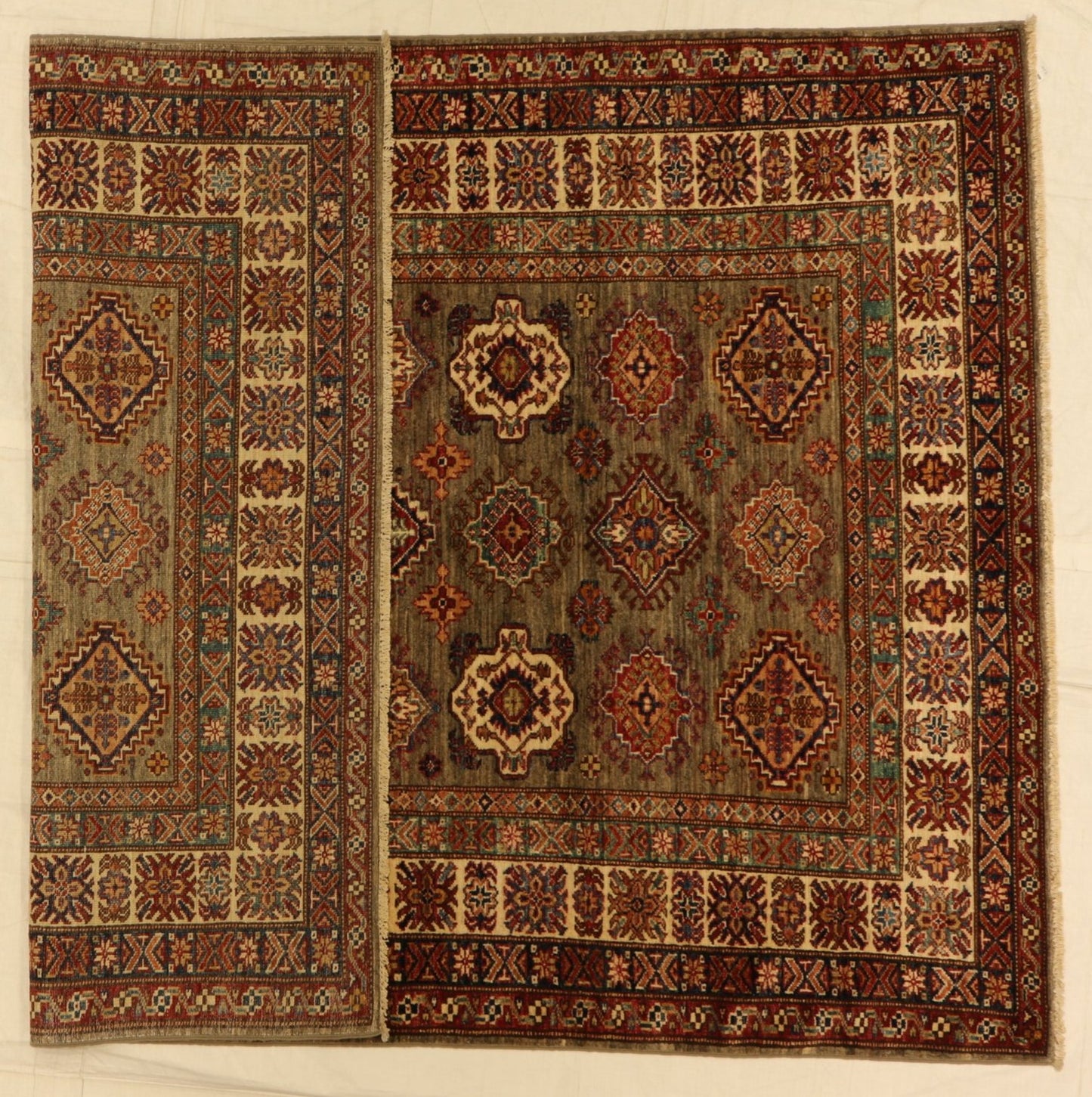 5x7 - Shirvan Wool All Over Rectangle - Hand Knotted Rug