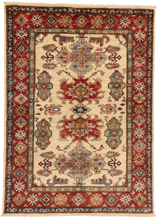 3x5 - Kazak Wool All Over Rectangle - Hand Knotted Rug