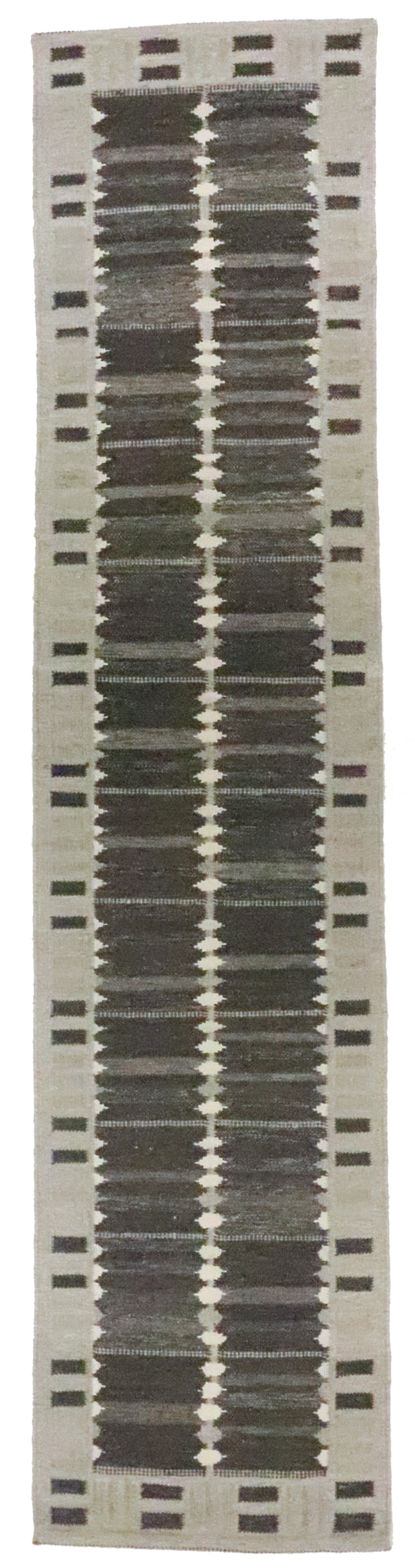 Runner - Scandinavian Kilim Fine/Wool All Over Rectangle - Hand Knotted Rug