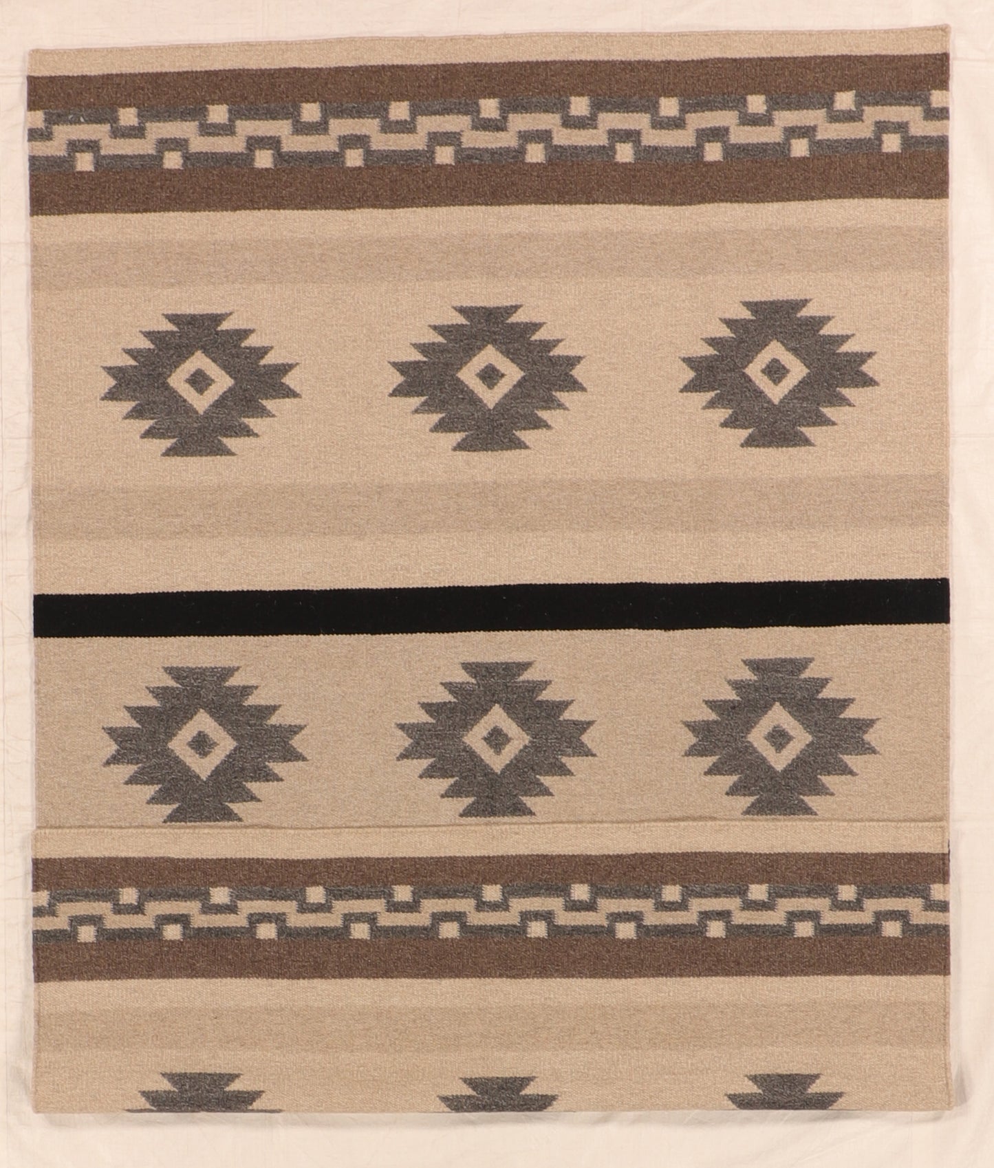 6x9 - Kilim Fine/Wool Geometric Rectangle - Hand Knotted Rug