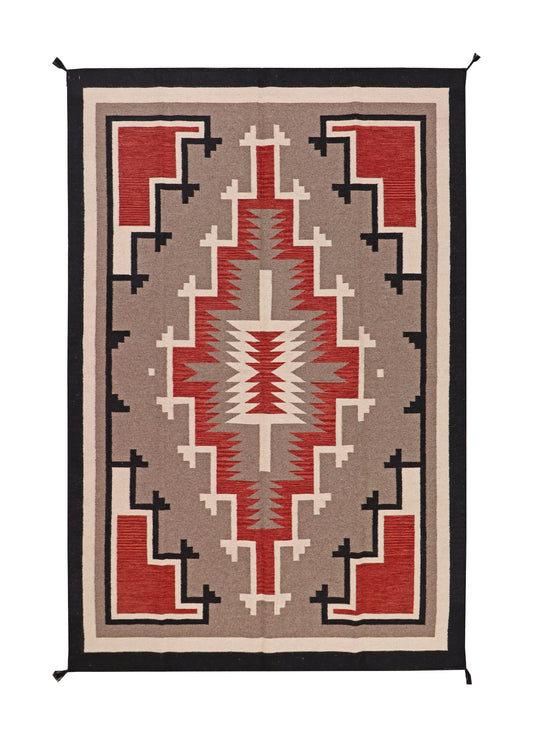 6x9 - Kilim Fine/Wool All Over Rectangle - Hand Knotted Rug