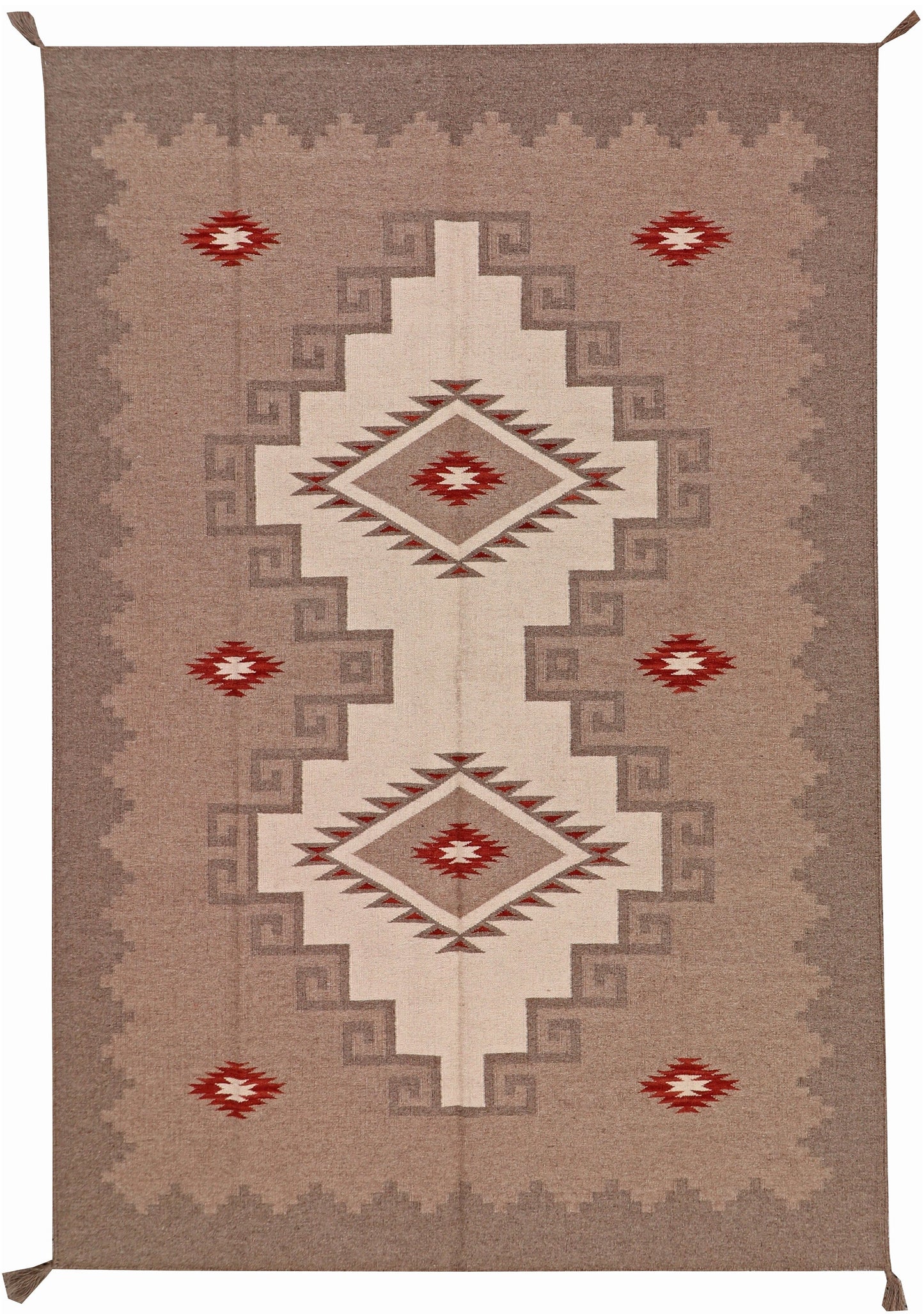 6x9 - Kilim Fine/Wool All Over Rectangle - Hand Knotted Rug