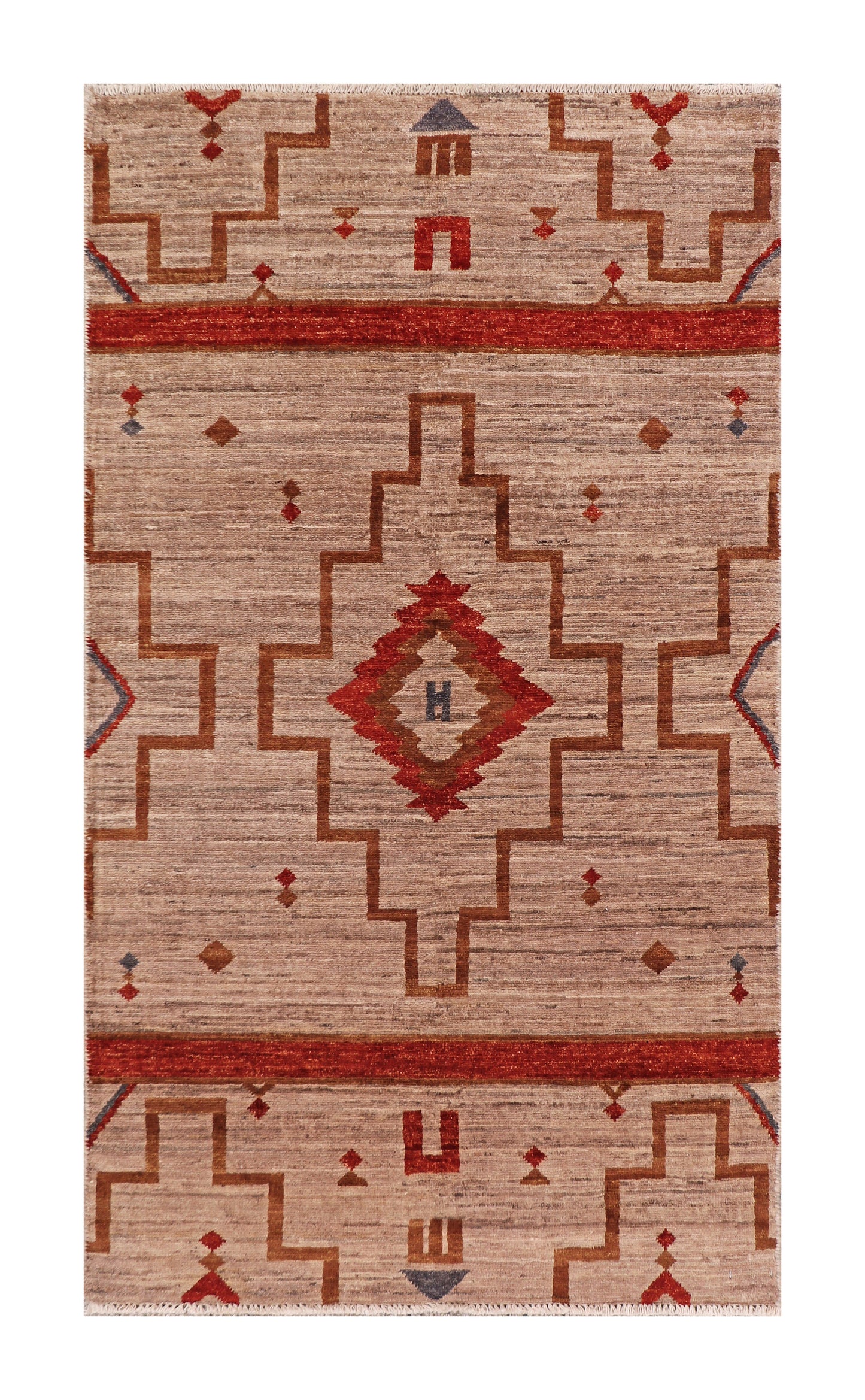 3x5 - Mountain Modern Fine/Wool All Over Rectangle - Hand Knotted Rug