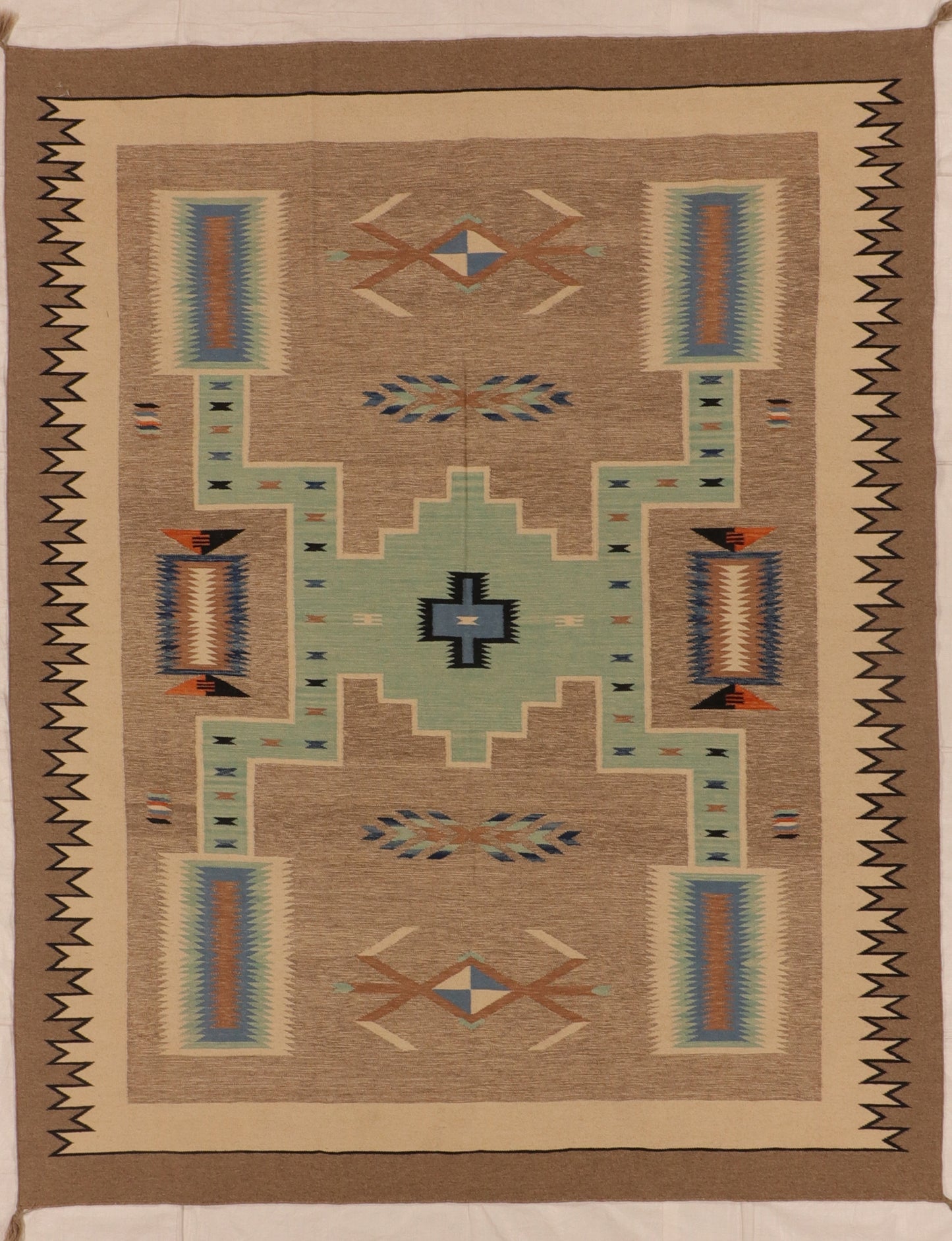 8x10 - Kilim Fine/Wool All Over Rectangle - Hand Knotted Rug