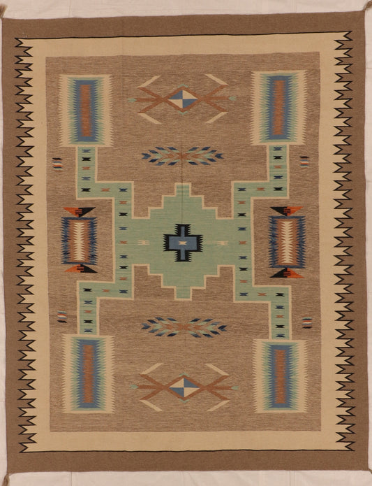 8x10 - Kilim Fine/Wool All Over Rectangle - Hand Knotted Rug