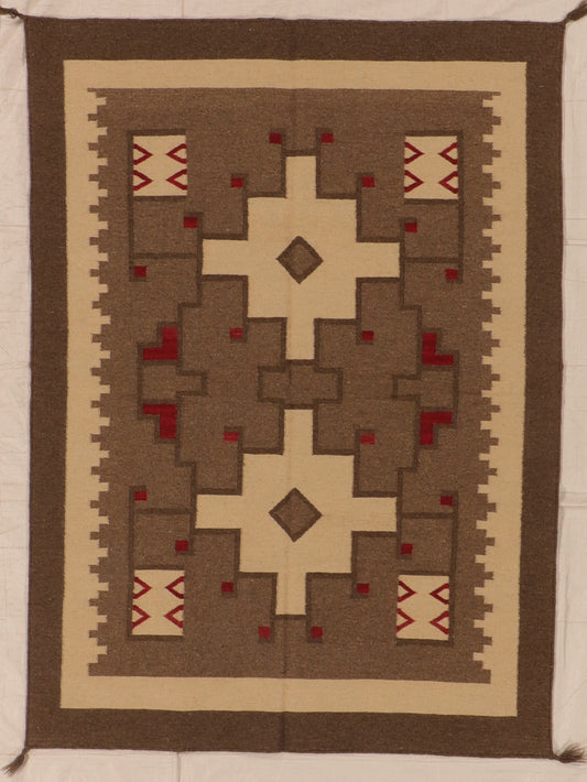 5x7 - Kilim Fine/Wool All Over Rectangle - Hand Knotted Rug