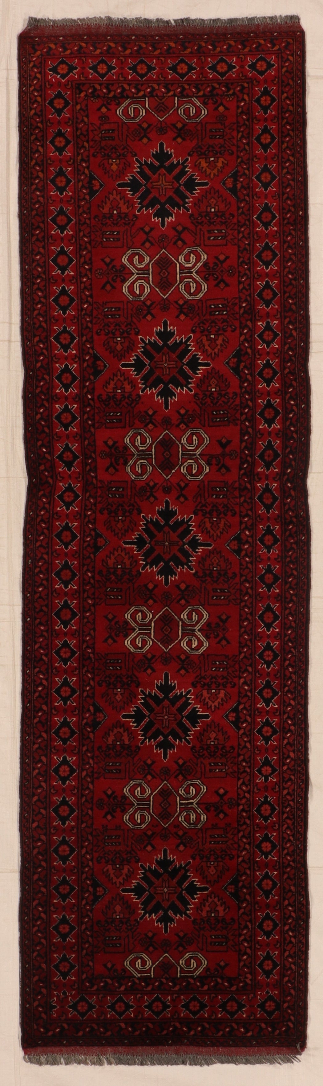 Runner - Khan Mohamadie Fine All Over Rectangle - Hand Knotted Rug