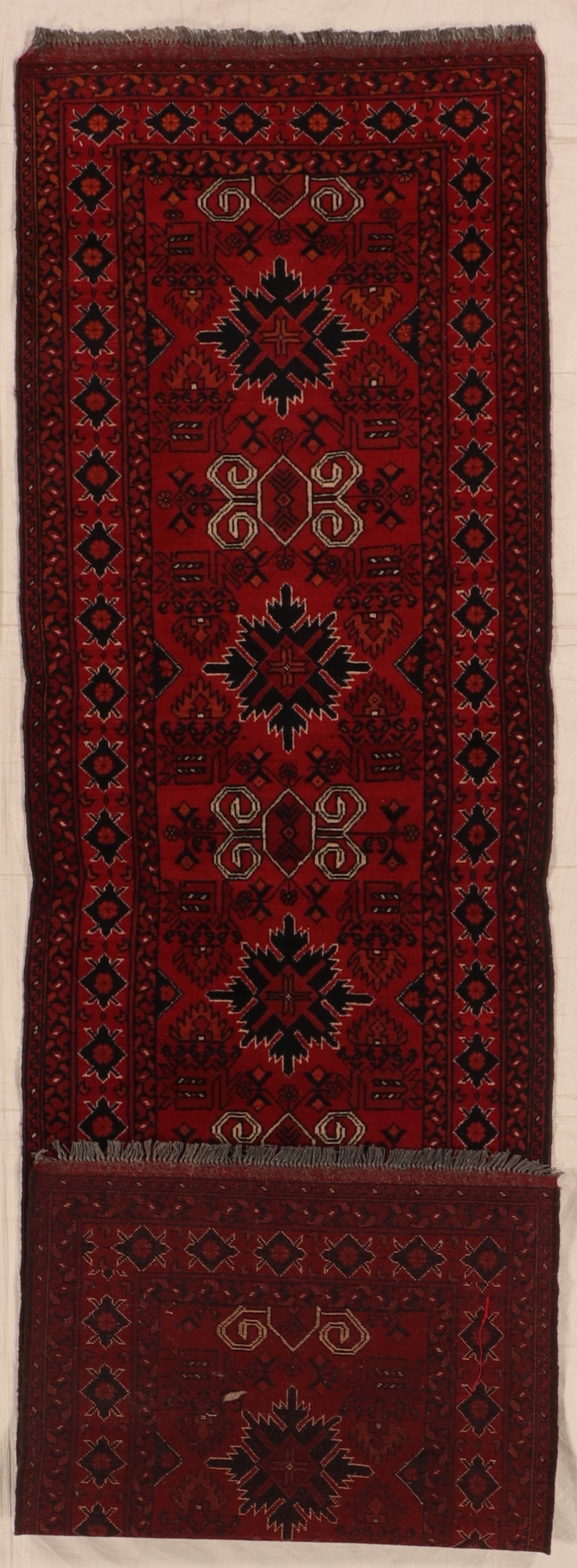 Runner - Khan Mohamadie Fine All Over Rectangle - Hand Knotted Rug