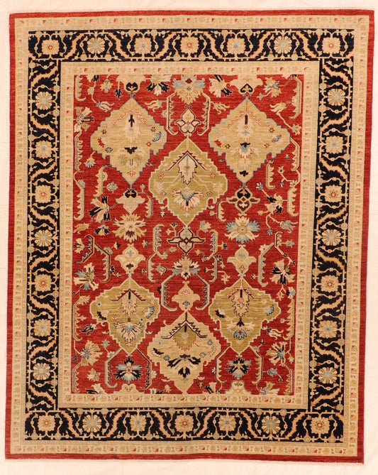 8x10 - Serapie Fine/Wool All Over Rectangle - Hand Knotted Rug