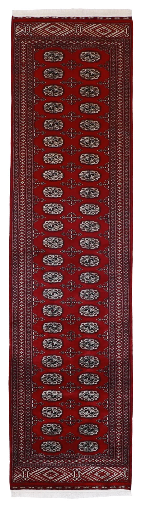 Runner - Bokhara Fine All Over Rectangle - Hand Knotted Rug