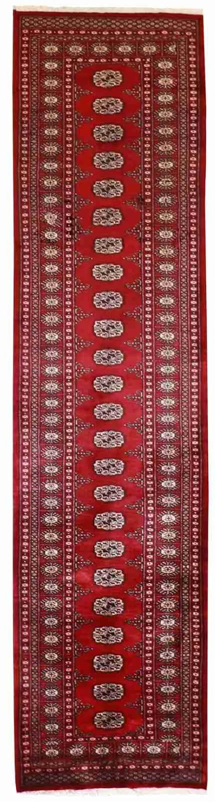 Runner - Bakhtiarie Wool All Over Rectangle - Hand Knotted Rug