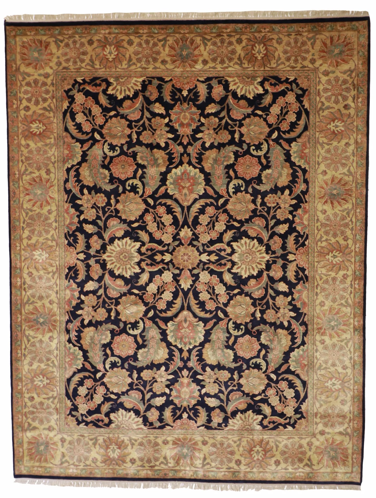 9 x12 - Bakhtiarie Fine/Wool Geometric Rectangle - Hand Knotted Rug