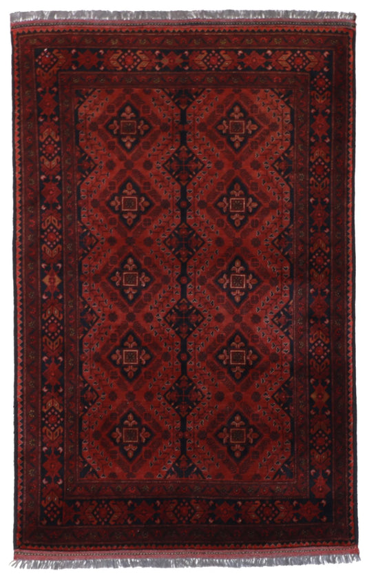 4x6 - Khan Mohamadie Fine/Wool All Over Rectangle - Hand Knotted Rug