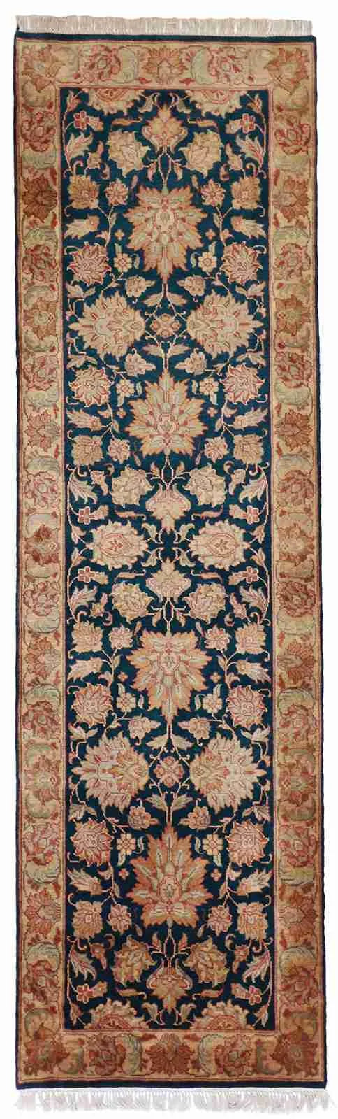 Runner - Tabriz Fine All Over Rectangle - Hand Knotted Rug