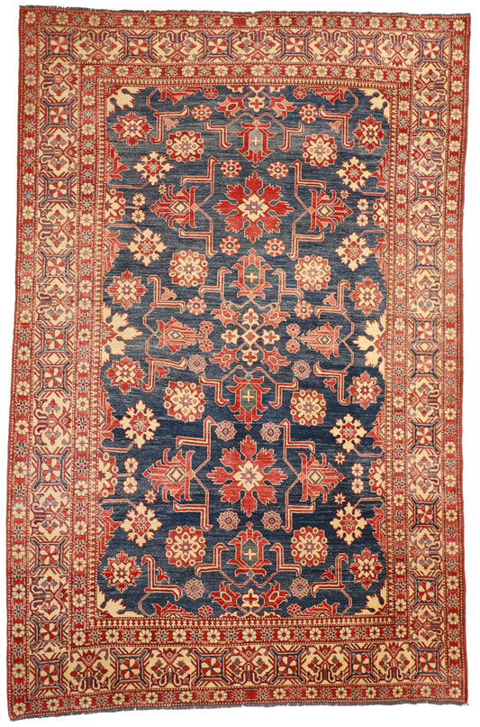 9x12 - Azerbaijan Wool Geometric Rectangle - Hand Knotted Rug