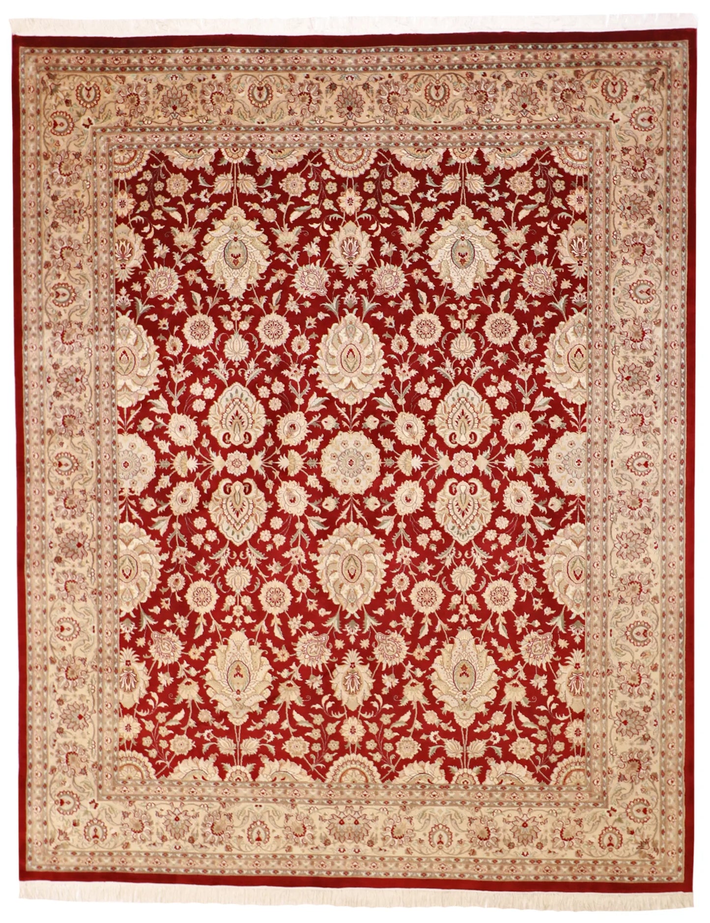 8x10 - Sultan Abad Wool All Over Rectangle - Hand Knotted Rug