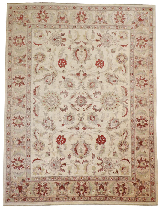 9x12 - Agra Fine All Over Rectangle - Hand Knotted Rug