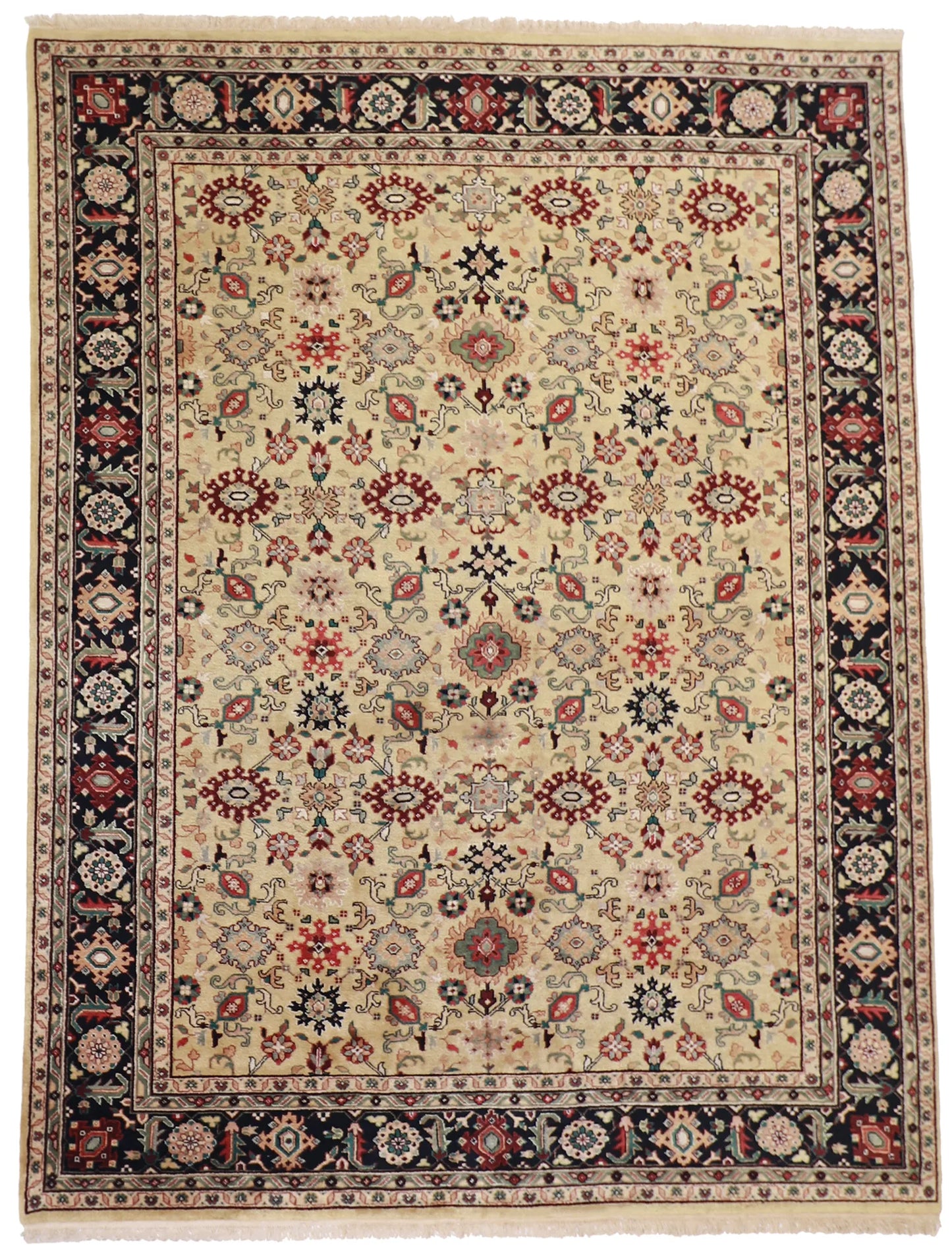 9 x12 - Mahal Fine All Over Rectangle - Hand Knotted Rug