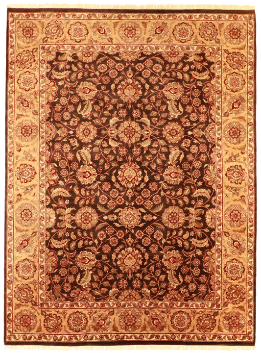 9x12 - Tabriz Fine All Over Rectangle - Hand Knotted Rug