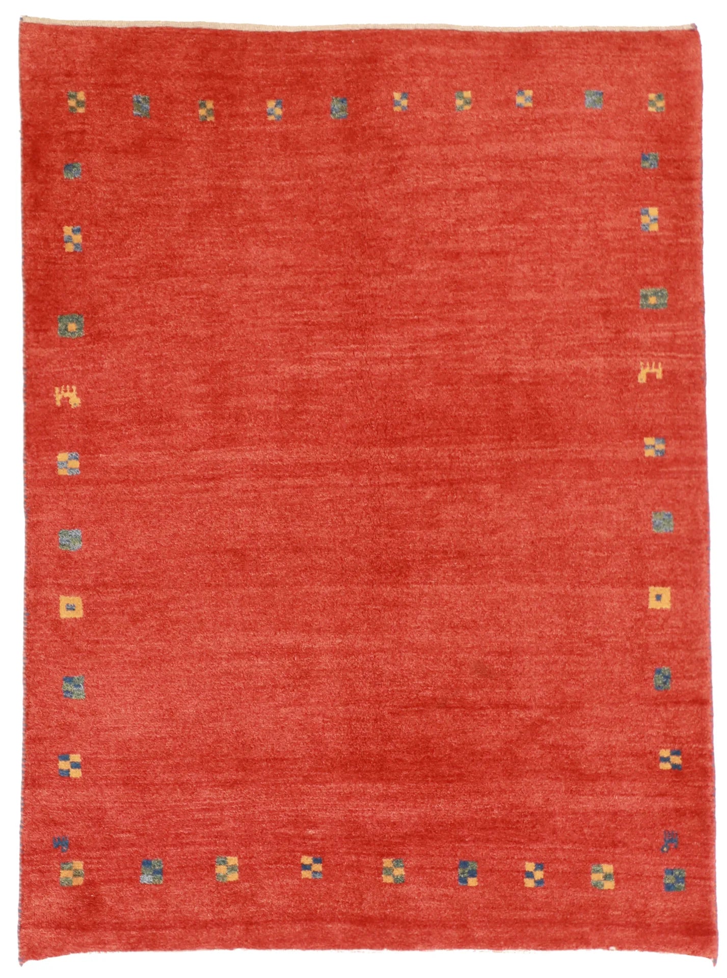 5x7 - Gabbeh Fine All Over Rectangle - Hand Knotted Rug