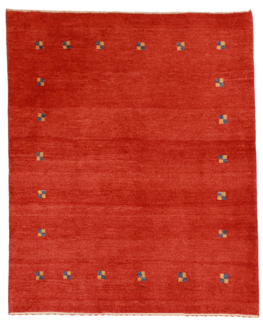 5x7 - Gabbeh Fine All Over Rectangle - Hand Knotted Rug