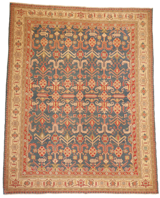 9x12 - Soumak Wool Tribal Rectangle - Hand Knotted Rug