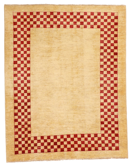 5x7 - Modern Fine All Over Rectangle - Hand Knotted Rug