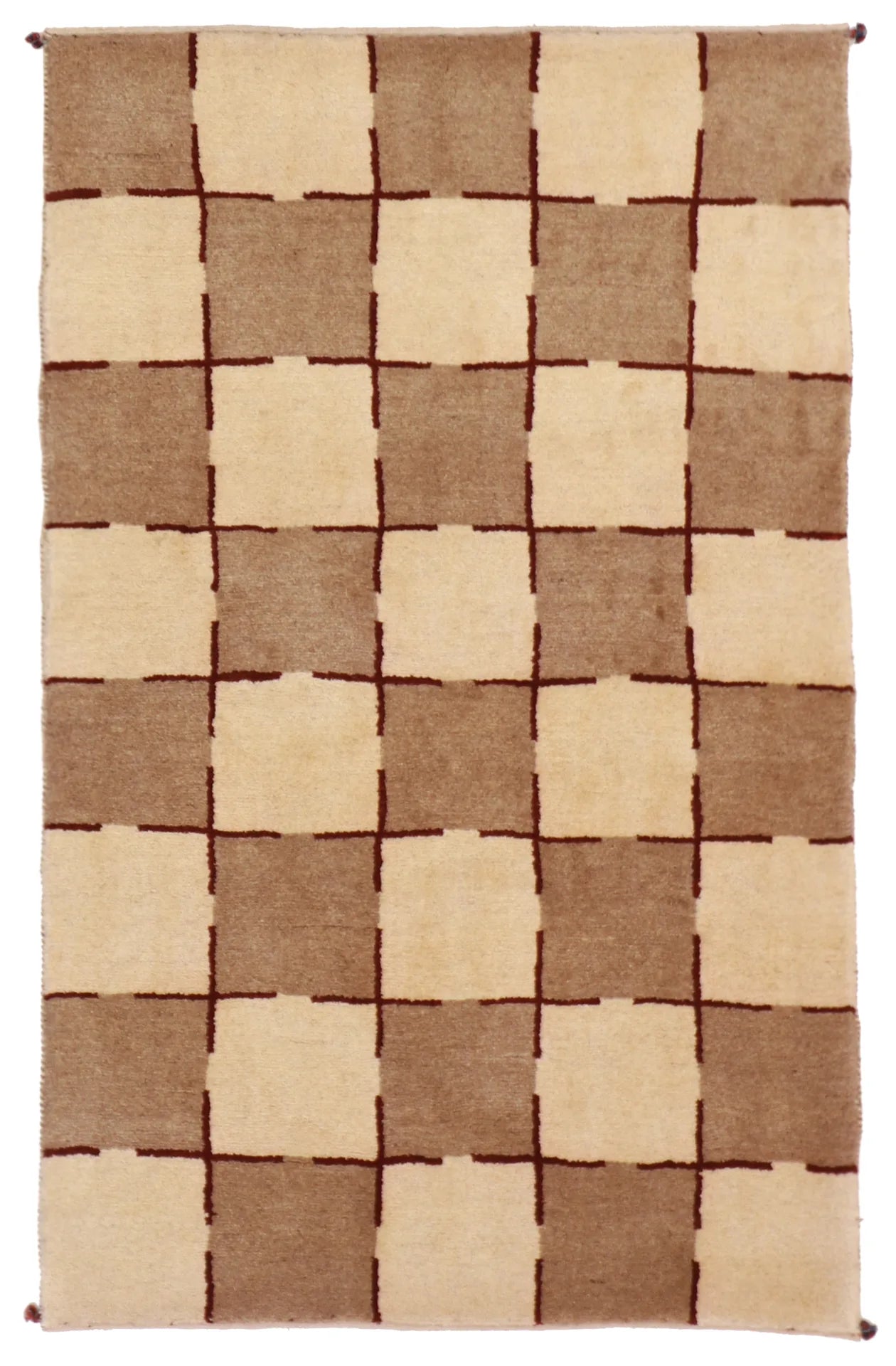 3.8x5.9 - Gabbeh Fine/Wool All Over Rectangle - Hand Knotted Rug