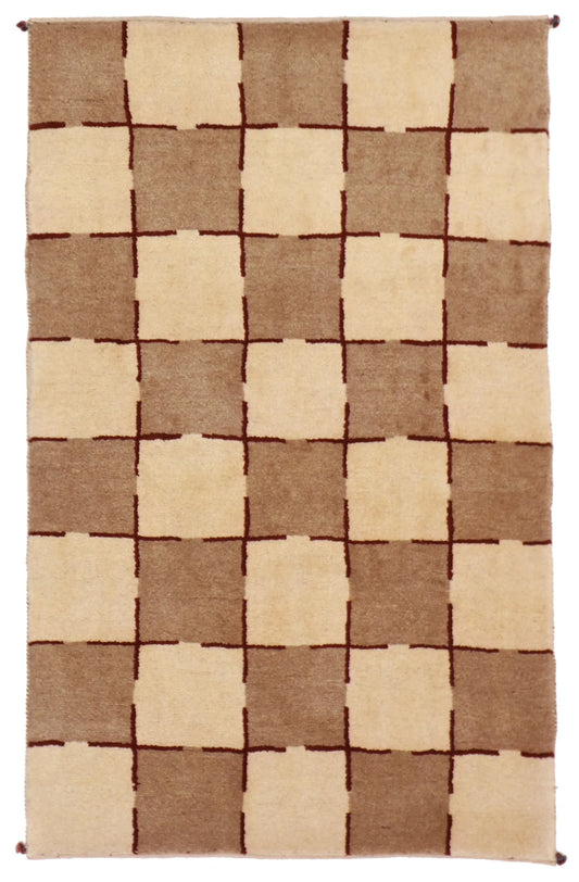 4x6 - Gabbeh Fine/Wool All Over Rectangle - Hand Knotted Rug