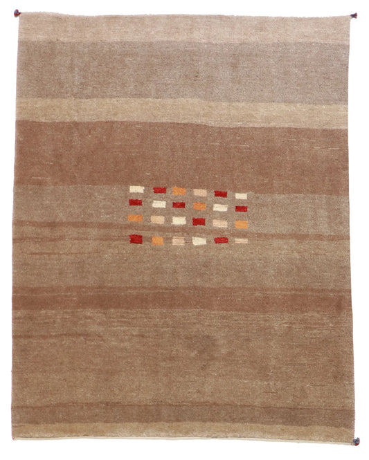 5x7 - Gabbeh Fine All Over Rectangle - Hand Knotted Rug