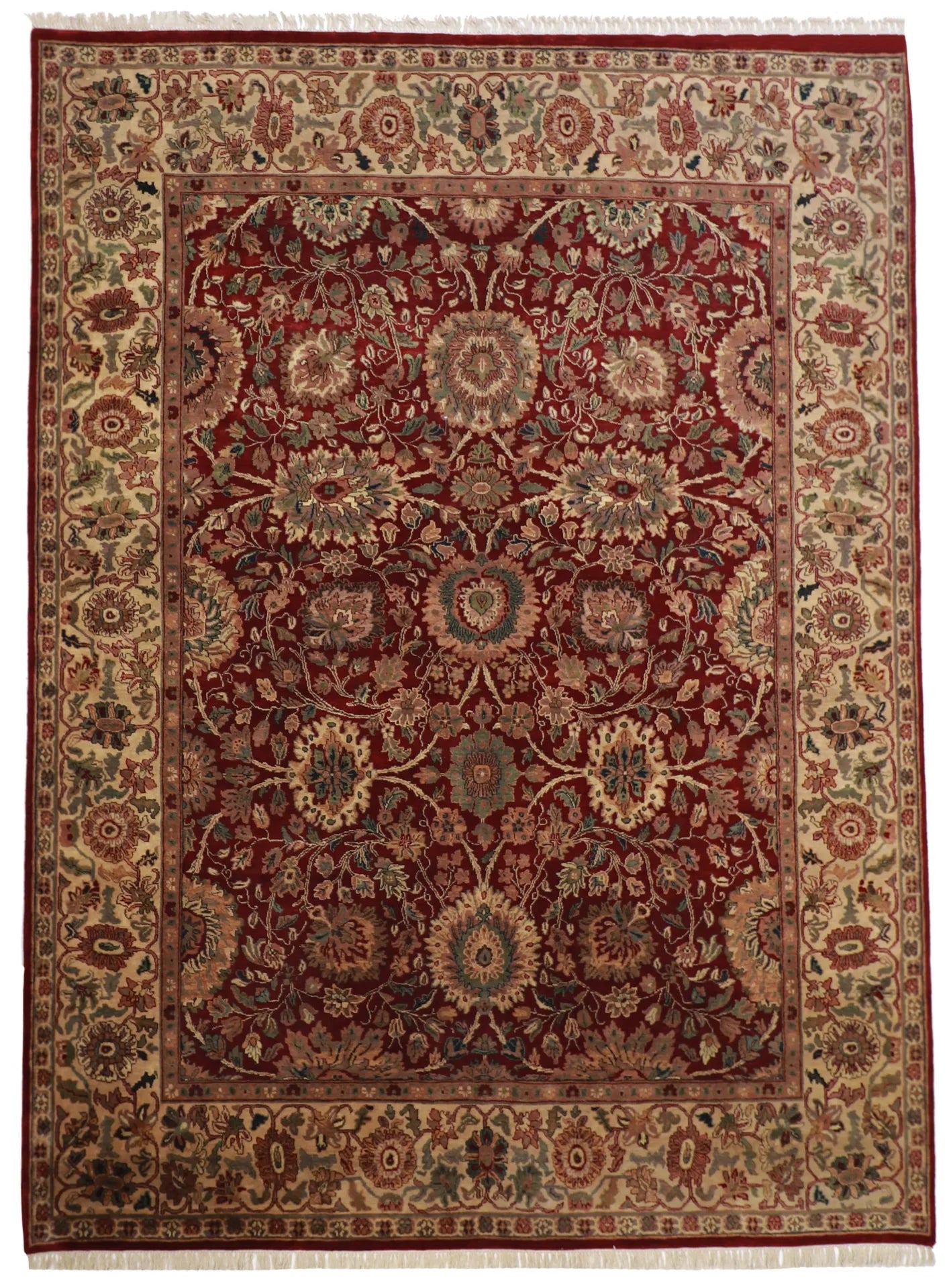 9 x12 - Agra Fine All Over Rectangle - Hand Knotted Rug