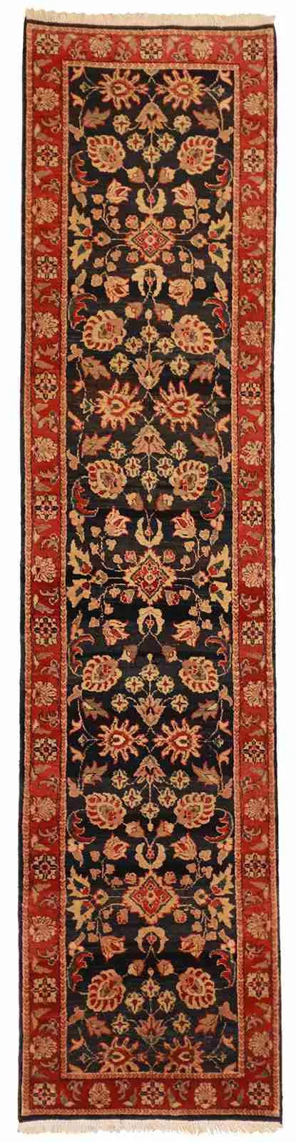 Runner - Mahal Fine All Over Rectangle - Hand Knotted Rug