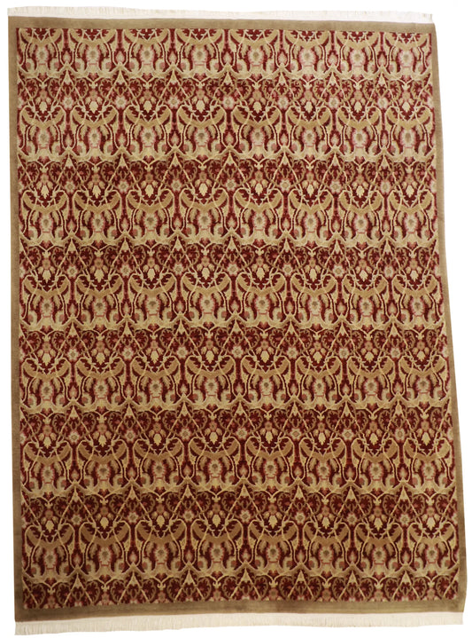 9x12 - Golfrangie Fine All Over Rectangle - Hand Knotted Rug