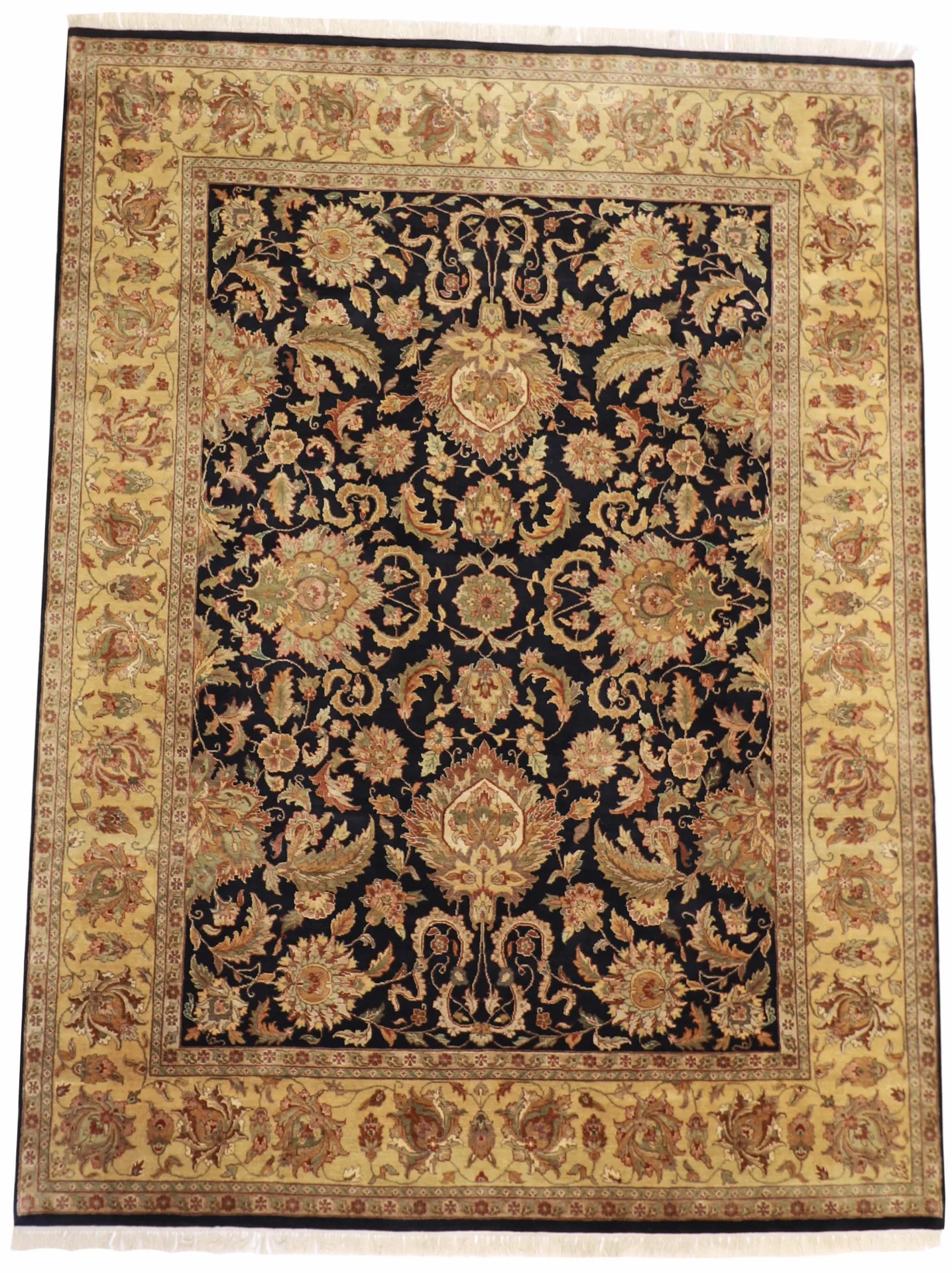 9x12 - Sh Abbas Fine All Over Rectangle - Hand Knotted Rug