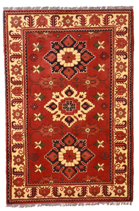 3x5 - Gashgai Fine/Wool All Over Rectangle - Hand Knotted Rug