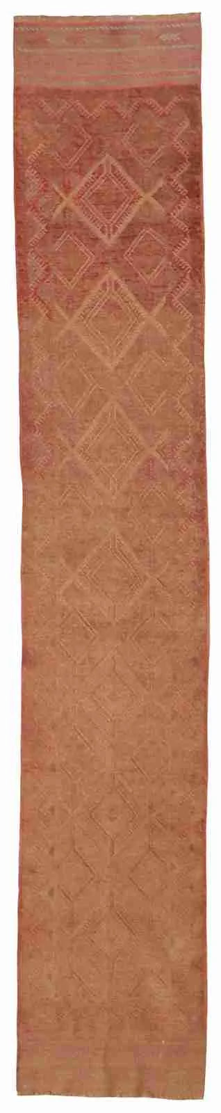 Runner - Baluch Fine Geometric Rectangle - Hand Knotted Rug