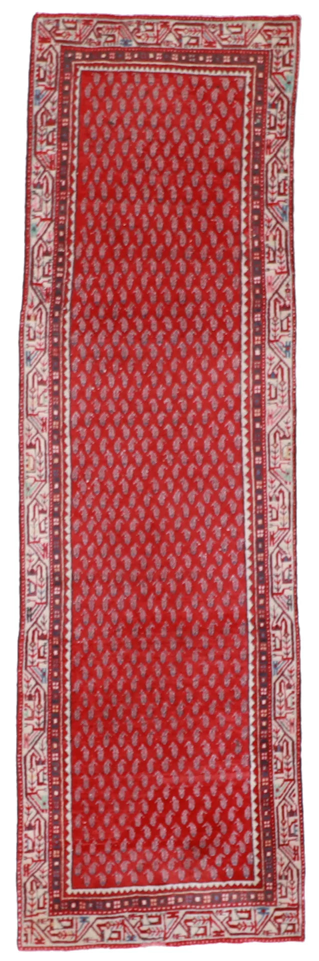 Runner - Hamadan Fine All Over Rectangle - Hand Knotted Rug