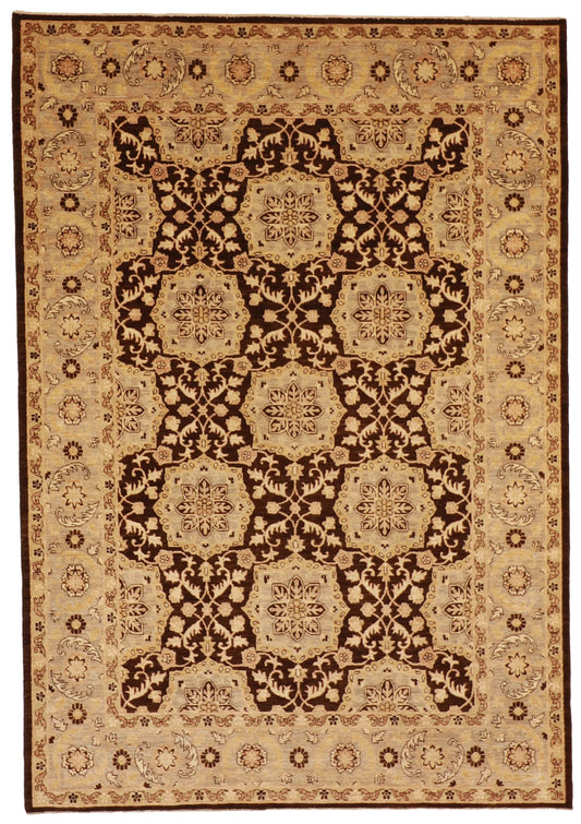 6x9 - Sarouk Fine/Wool All Over Rectangle - Hand Knotted Rug