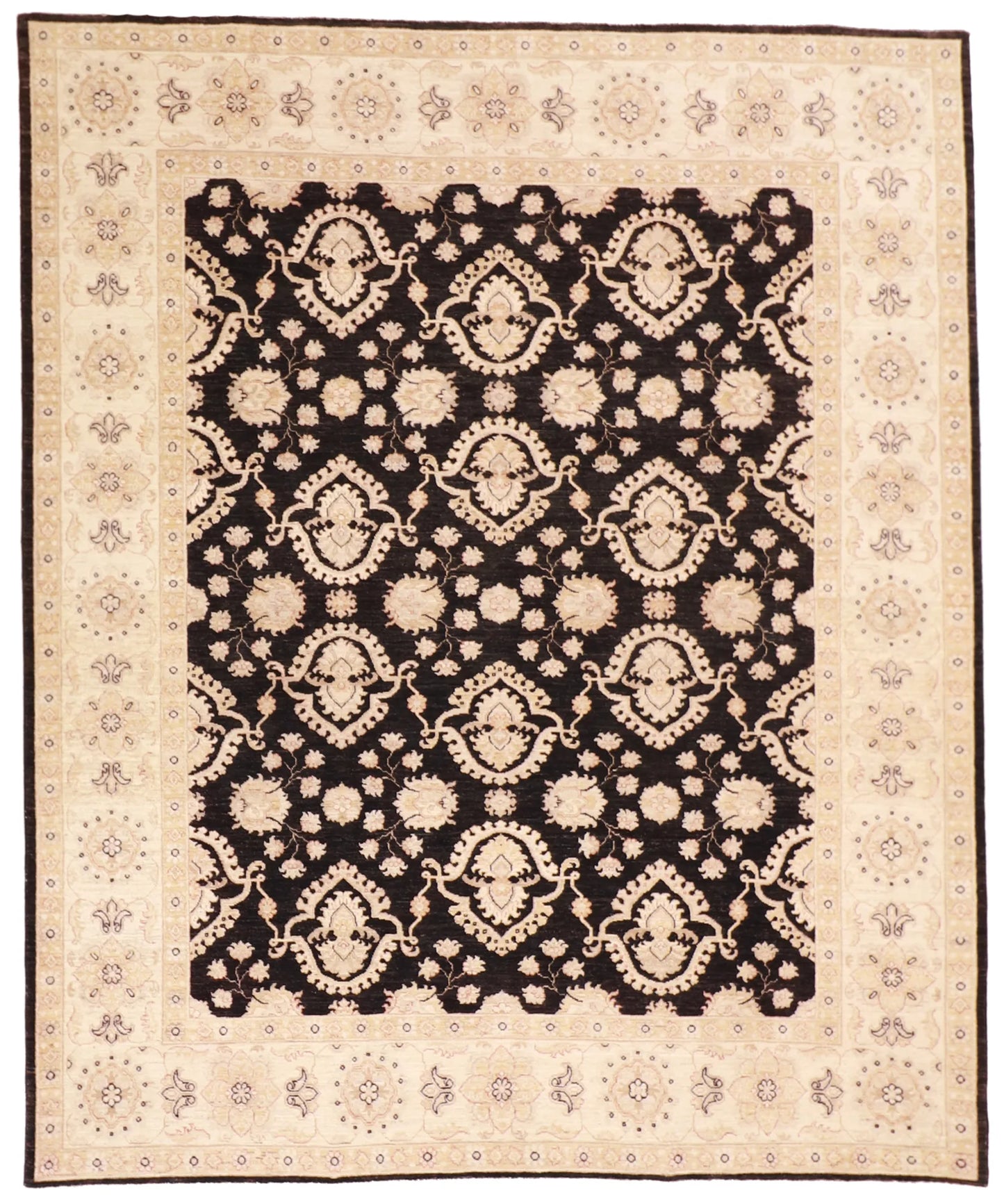 8x10 - Sh Abbas Wool All Over Rectangle - Hand Knotted Rug