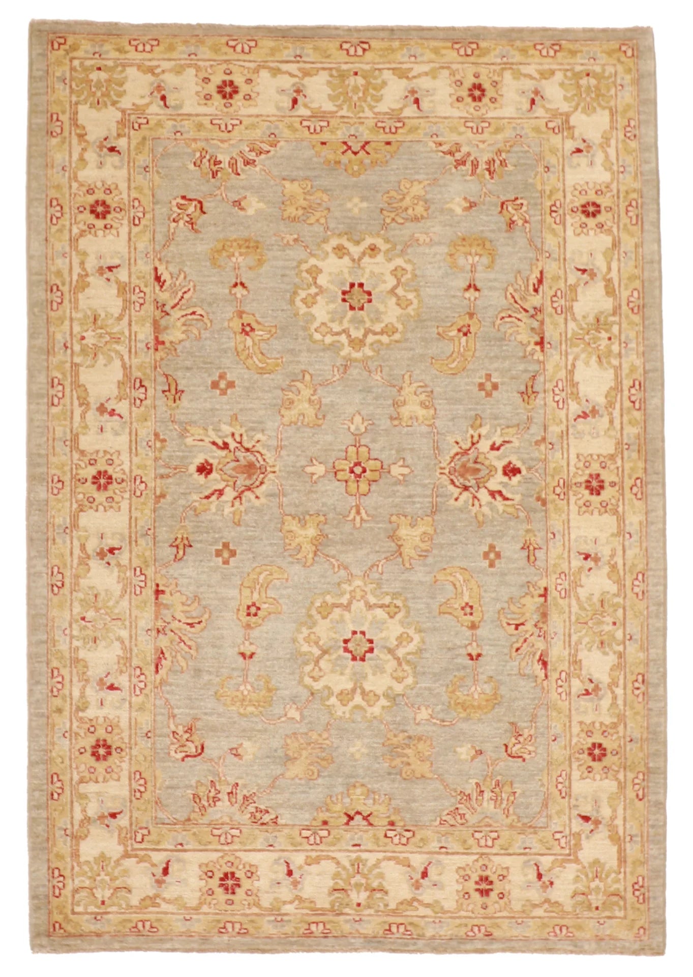 4x6 - Sarouk Fine/Wool All Over Rectangle - Hand Knotted Rug