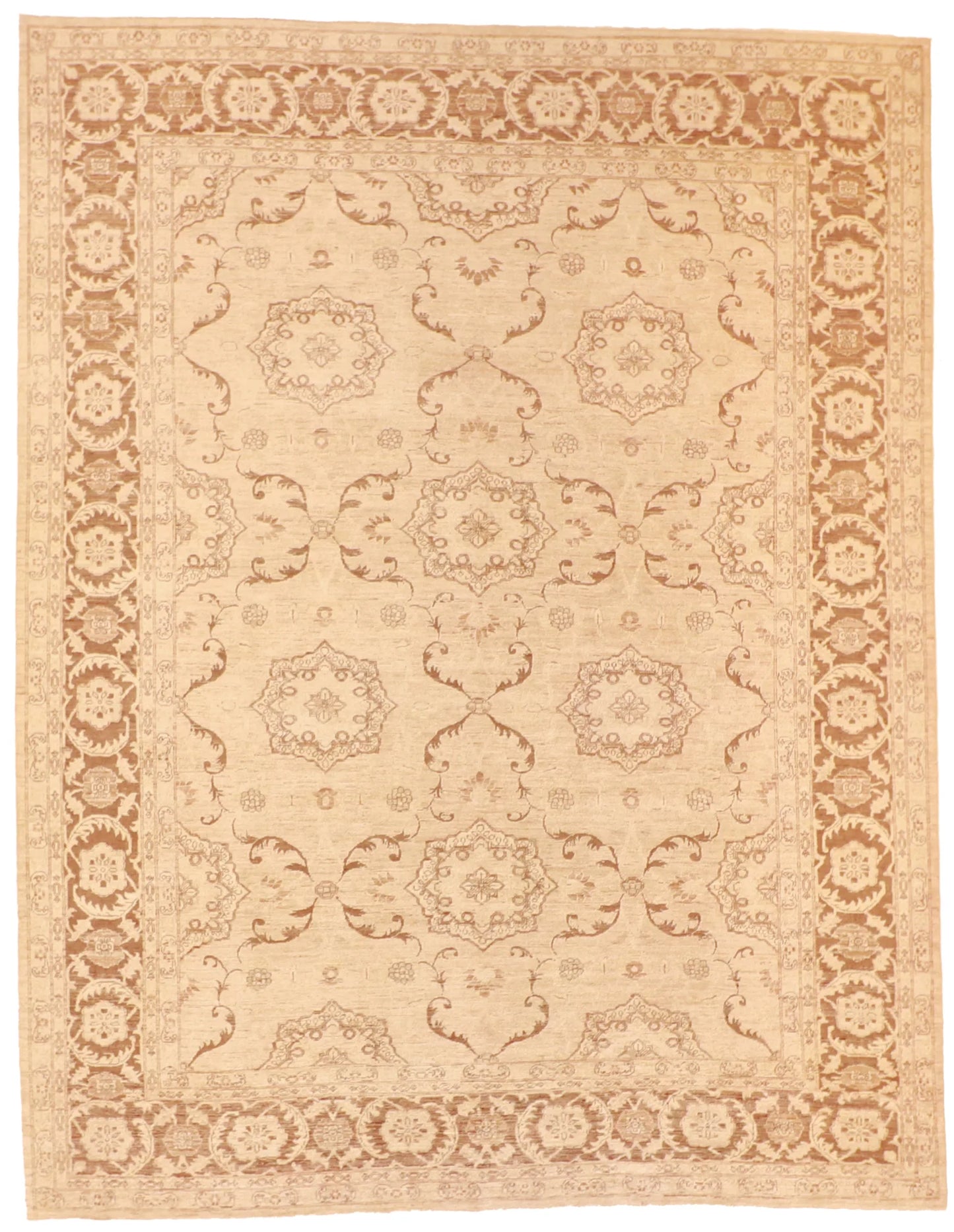 9x12 - Tabriz Fine Floral Rectangle - Hand Knotted Rug