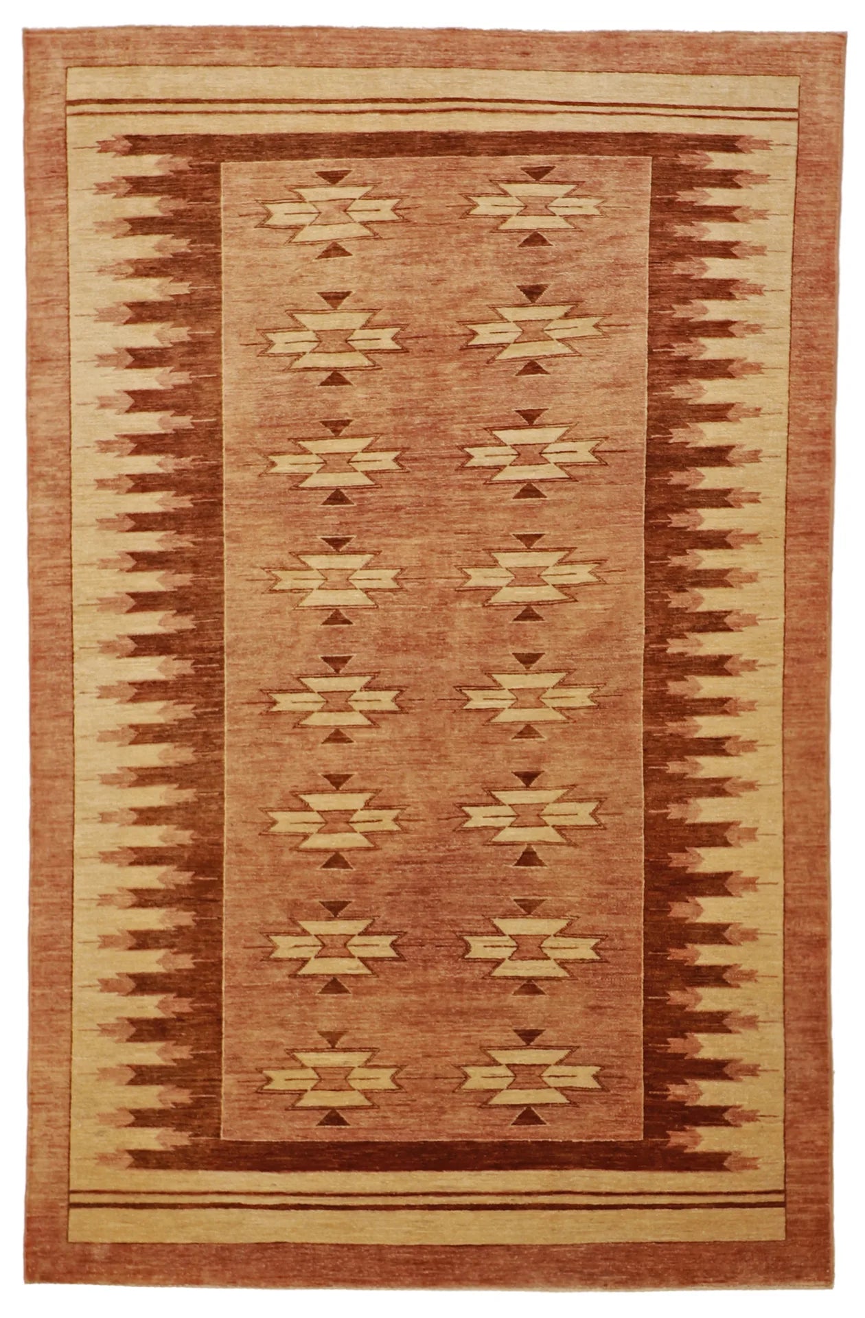 5x7 - Mountain Modern Fine All Over Rectangle - Hand Knotted Rug