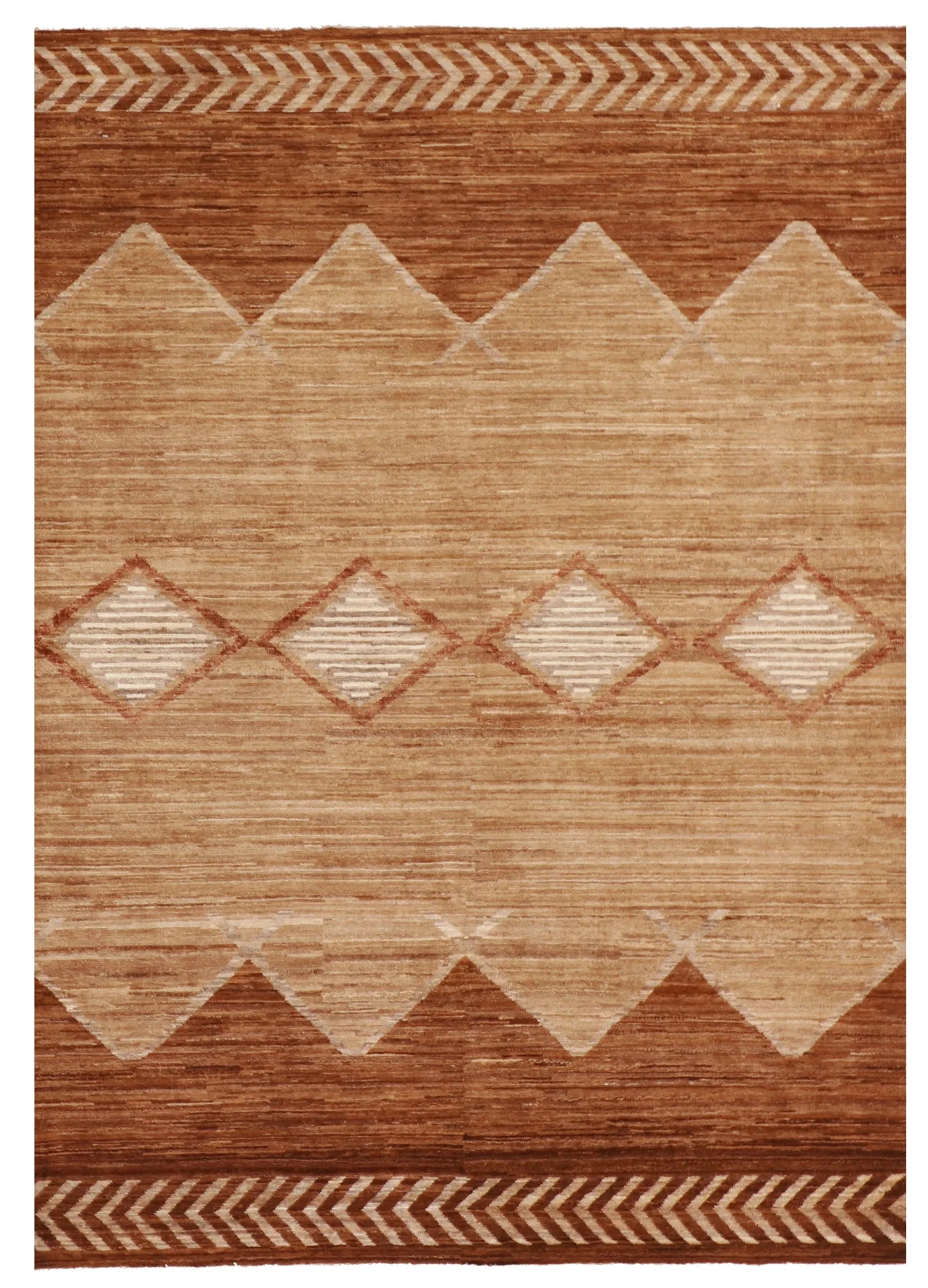 5x7 - Mountain Modern Fine All Over Rectangle - Hand Knotted Rug