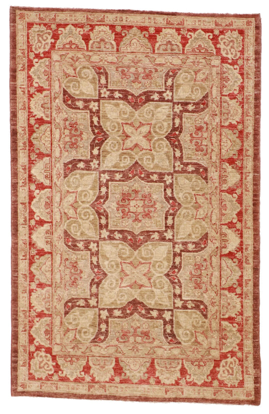 4x6 - Sh Abbas Fine/Wool All Over Rectangle - Hand Knotted Rug