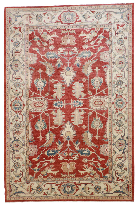 6x9 - Bakhtiarie Wool All Over Rectangle - Hand Knotted Rug