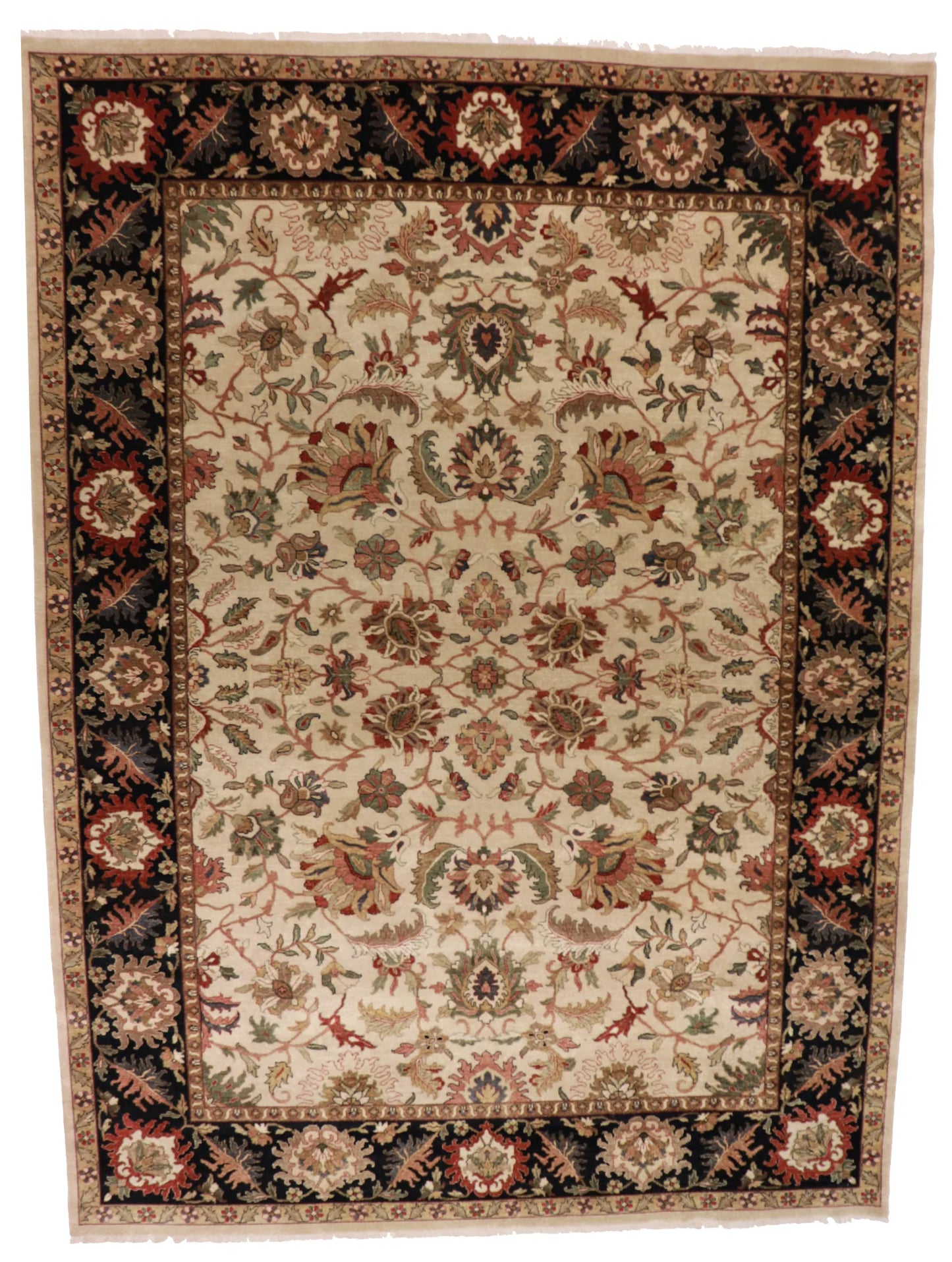 9x12 - Mahal Fine All Over Rectangle - Hand Knotted Rug