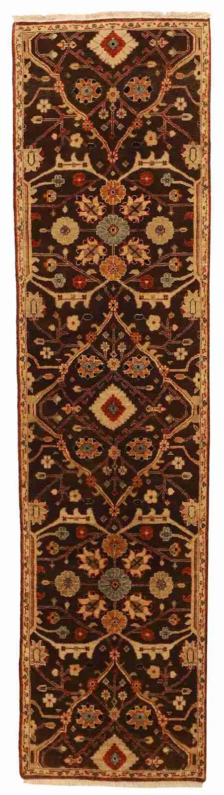 Runner - Mahal Fine All Over Rectangle - Hand Knotted Rug